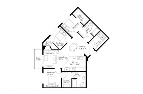 4005 24th Street South 1-3 Beds Apartment for Rent - Photo Gallery 24